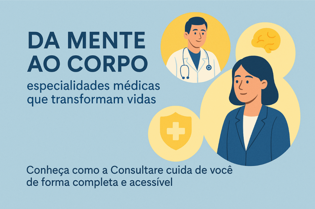 Da mente ao corpo: especialidades médicas que transformam vidas